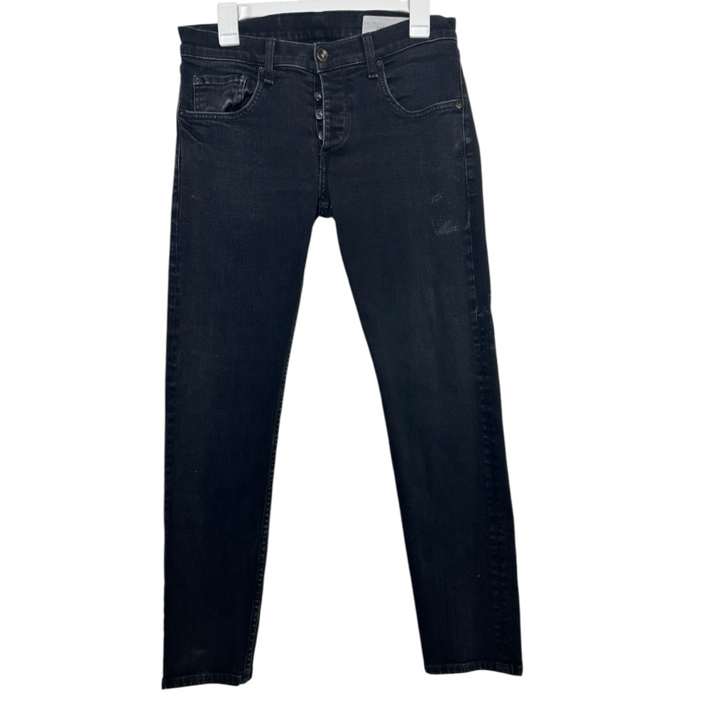 Rag & Bone Men’s Standard Issue Fit 1 Skinny Jeans Distressed Button Fly Size 32